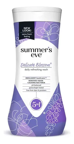 Summers Eve Jabón Íntimo En Gel Delicate Blossom 266 Ml