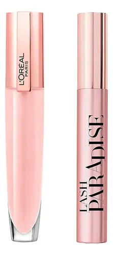 Set de Maquillaje L’Oreal Paris – Mascara Paradise + Paradise Gloss Celestial Blossom