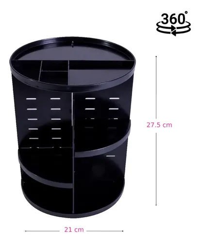 Organizador Porta Cosméticos Maquillaje Multiuso Giratorio
