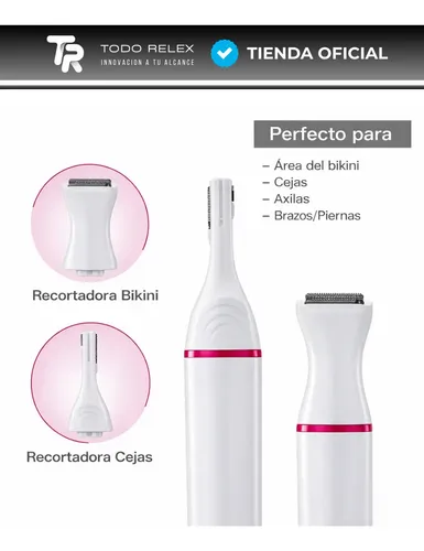 Depiladora Afeitadora Mujer 5 En 1 Facial Corporal Sin Dolor