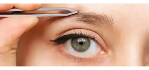 Pinza Para Depilar Cejas X1 Uni Mely Beauty Rosa Coquette