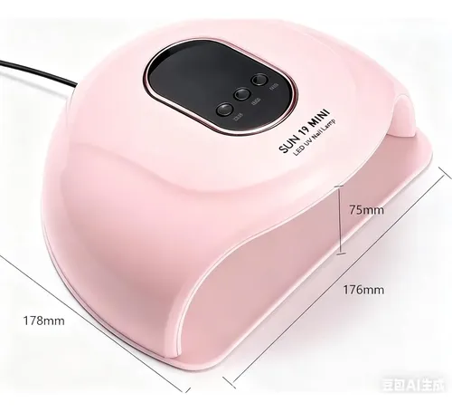 Lámpara De Uñas Uv Led Sun19 72w Rosa, Secador Profesional