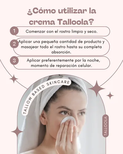 Crema Hidratante 100% Sebo De Res Y Aceite De Rosa Mosqueta