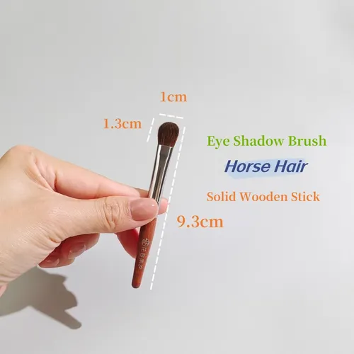 Set De 6 Minibrochas De Maquillaje Para Ojos De Crin De Caba