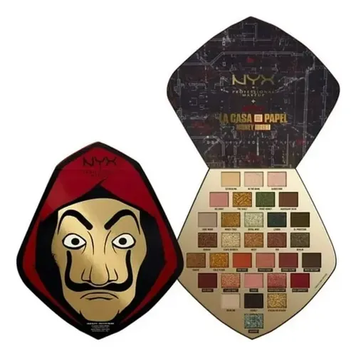 La Casa De Papel Paleta De Sombras Nyx