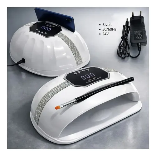 Cabina Lámpara Uv Led L6 268watts City Girl Diseño Strass