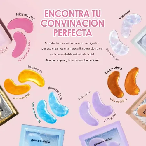 Mascarilla Para Ojeras Parches Hidratantes Niacinamida 96u