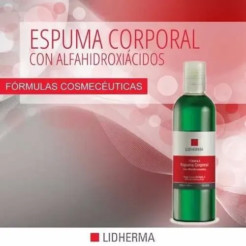Lidherma Espuma Corporal Gel Jabonoso Celulitis Flaccidez