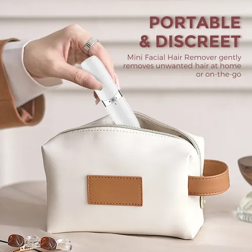 Mini Depilador Eléctrico Portátil Para Mujer, Funciona Con P