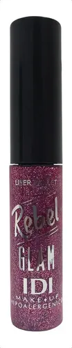 Delineador de Ojos Gel IDI Glam para un Acabado Glitter Rosa Oscuro