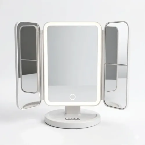 Espejo De Maquillaje Con Aumento 1x/2x/3x Luz Led 3 Modos