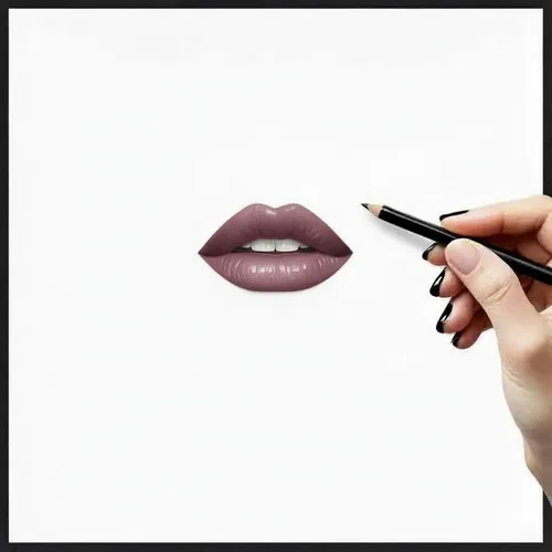 Lápiz Delineador Labial De Madera Nabi 12 Colores Surtidos