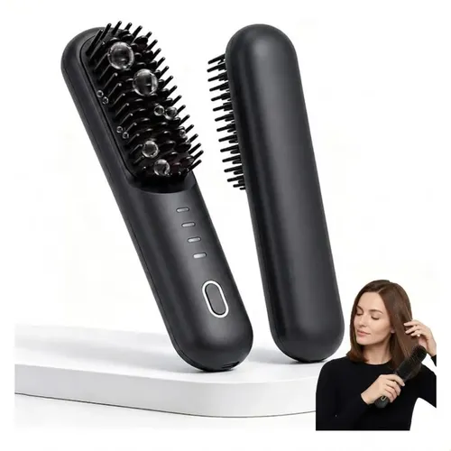 Nucelia Upgraded Wireless Short Hair Straightener In Jj