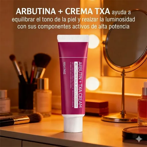 Crema Facial Despigmentante Con Ácido Tranexámico Y Arbutina
