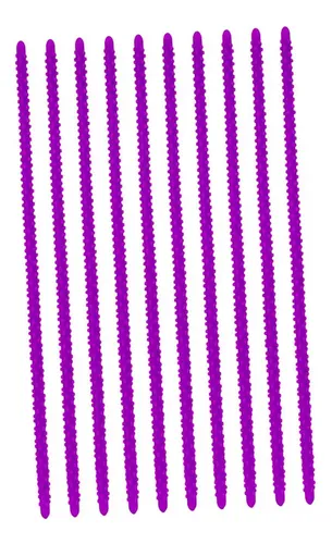 ` 10 Piezas De Rizador De Pelo Con Barra Violeta Pequeña