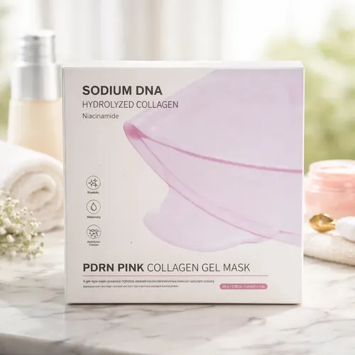Pack X4 Mascarillas Gel Pdrn Pink Colageno