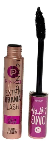 Mascara Pestañas Extra Drama Lash Pink21 Volume Definelenght Negro