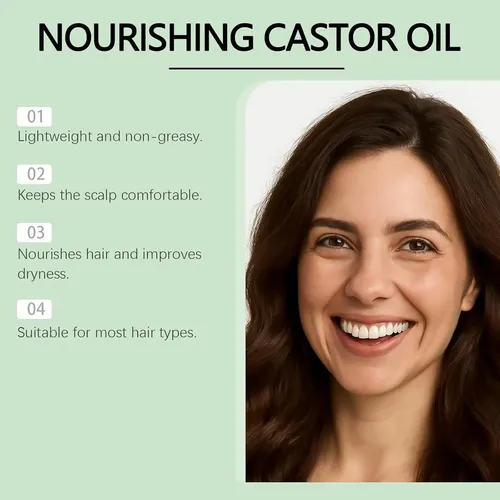 Aceite De Ricino Nutritivo De 50 Ml Para El Crecimiento Del