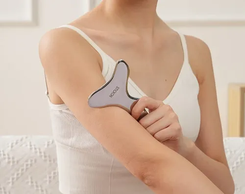 Herramienta De Masaje Stickon-23 De Acero Inoxidable Gua Sha