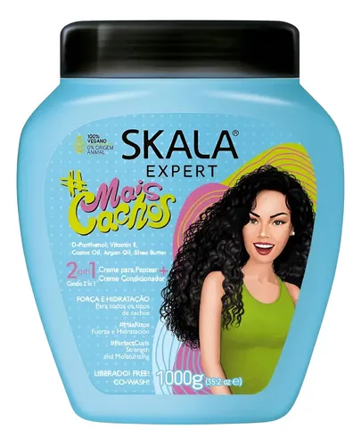 Mascara Skala Mais Cachos Rizos Rulos Curly Girl Vegana 1k