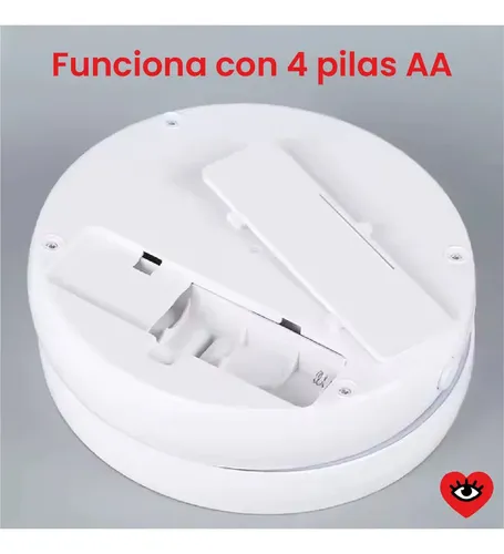 Espejo Plegable Maquillaje Zoom Usb Luz Led Doble Aumento Marco Blanco Veoquiero