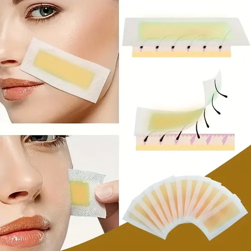 Bandas Depilatorias Faciales Miel X22