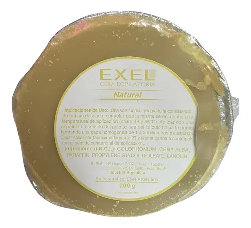 Cera Depiladora En Bowl De Aluminio Sellado 200g Exel