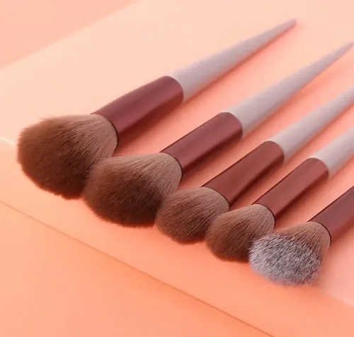 Set 13 Brochas Y Maquillaje Profesional Juego Y Brochas Rt