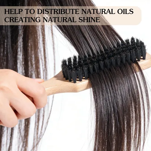 Set De Cepillos Para El Cabello Blueforest Era Boar Bristle