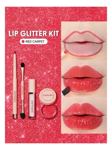 Sheglam Lip Dazzler Kit Glitter – Maquillaje Labial