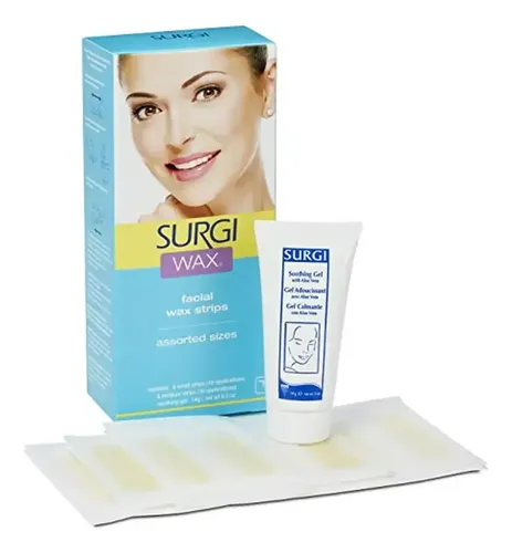 Tiras De Cera Facial Surgi-wax (paquete De 3)