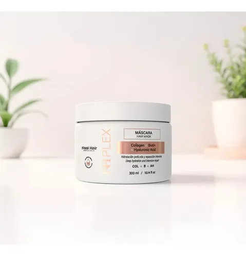 Kit Capilar Nissi Hair Colágeno Biotina Hidrata Nutre Brillo