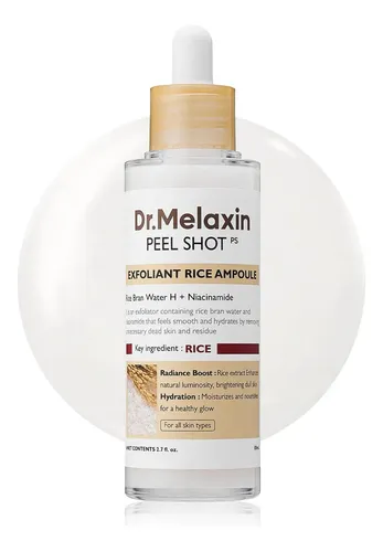 Ampolla Exfoliante Iluminadora Dr.melaxin Arroz Blanco 80ml
