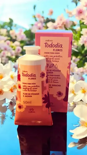 Crema De Manos Flor De Durazno Y Jasmin Tododia Natura 50ml