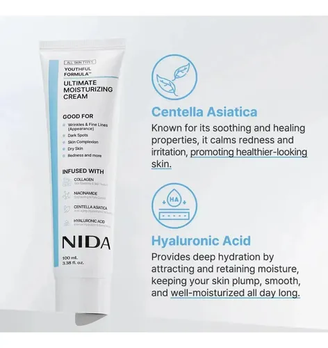 Crema Hidratante Facial Nida Youthful Formula 100 Ml