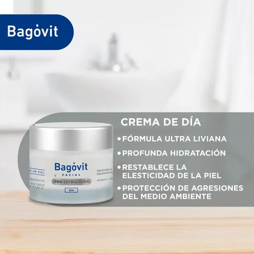 Bagovit Facial Pro Estructura Crema Antiage Día Antiarrugas