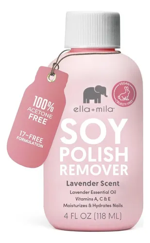 Removedor De Esmalte Sin Acetona Ella+mila 118ml
