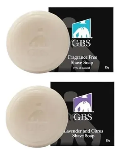 Gbs Natural Afeitado Sin Fragancia Y Lavanda Cítrica Suave