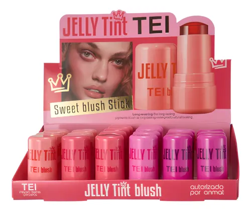 Jelly Tint Rubor En Gelatina X4 Unidades Tei Cosmetica