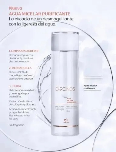 Natura Chronos Agua Micelar Purificante 150 Ml