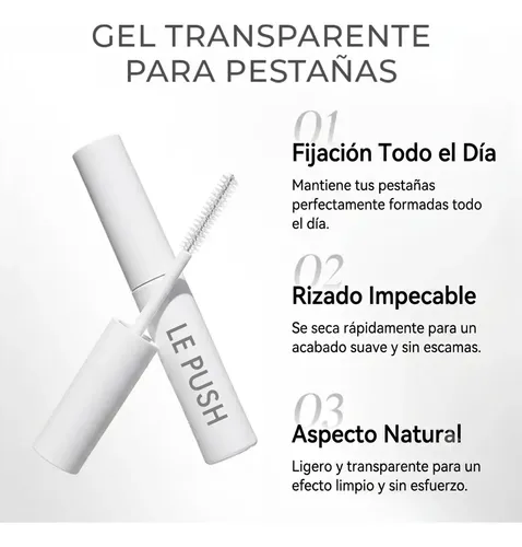 X2 Gel Transparente Pestañas Y Cejas Efecto Lifting-le Push