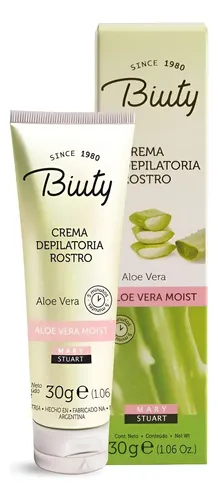 Crema Depilatoria Mary Stuart Biuty Aloe Vera Para Rostro