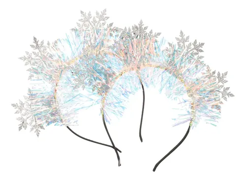 Diadema De Copo De Nieve, 2 Piezas, Diadema Navideña