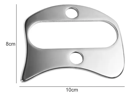 Placa De Masaje Gua Sha De Acero Inoxidable Fulaitong