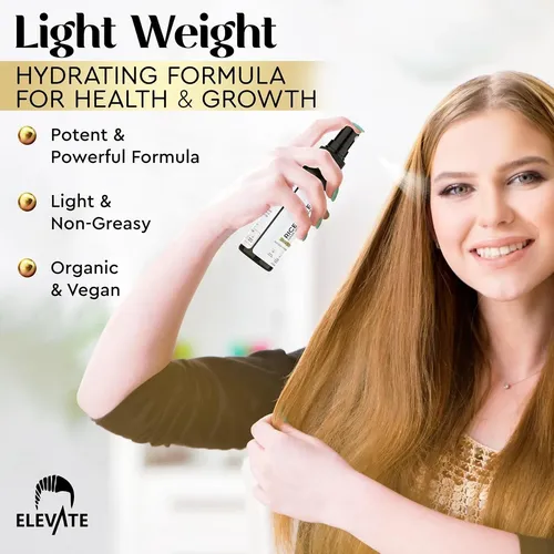 Spray Crecimiento Cabello Elevate Con Agua De Arroz Y Romero