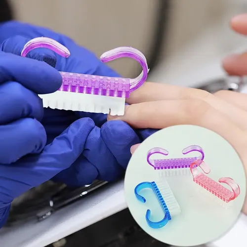 30 Cepillos Para Manicure, Elimina Residuos Y Quita Polvo