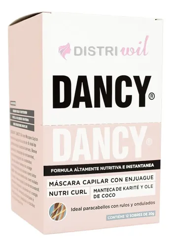 Tratamiento Capilar Caja 12 Sobres X20g Dancy Nutri Curl Manteca Karite Y Oleo De Coco Otowil Nutricion Instantanea Con Enjuague