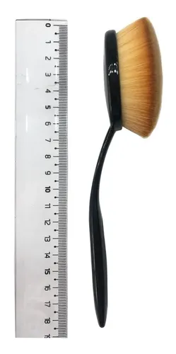Brocha de Maquillaje para Base Jessamy P7801 Sintética Ovalada