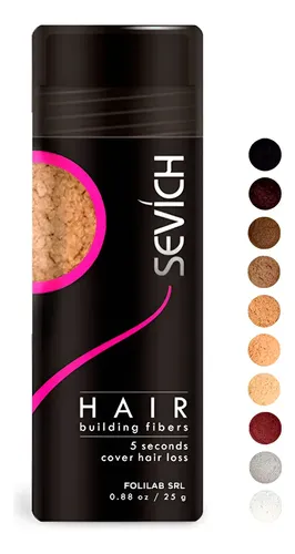 Fibras Capilares Sevich Pelo Pote 25g Color Blonde Rubio