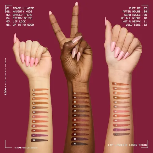 Lápiz Delineador/labial Nyx Lip Lingerie Sculpting Lip